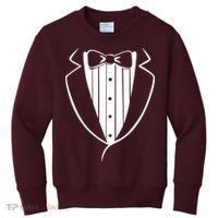 Fake Tuxedo White Kids Sweatshirt thumb 0