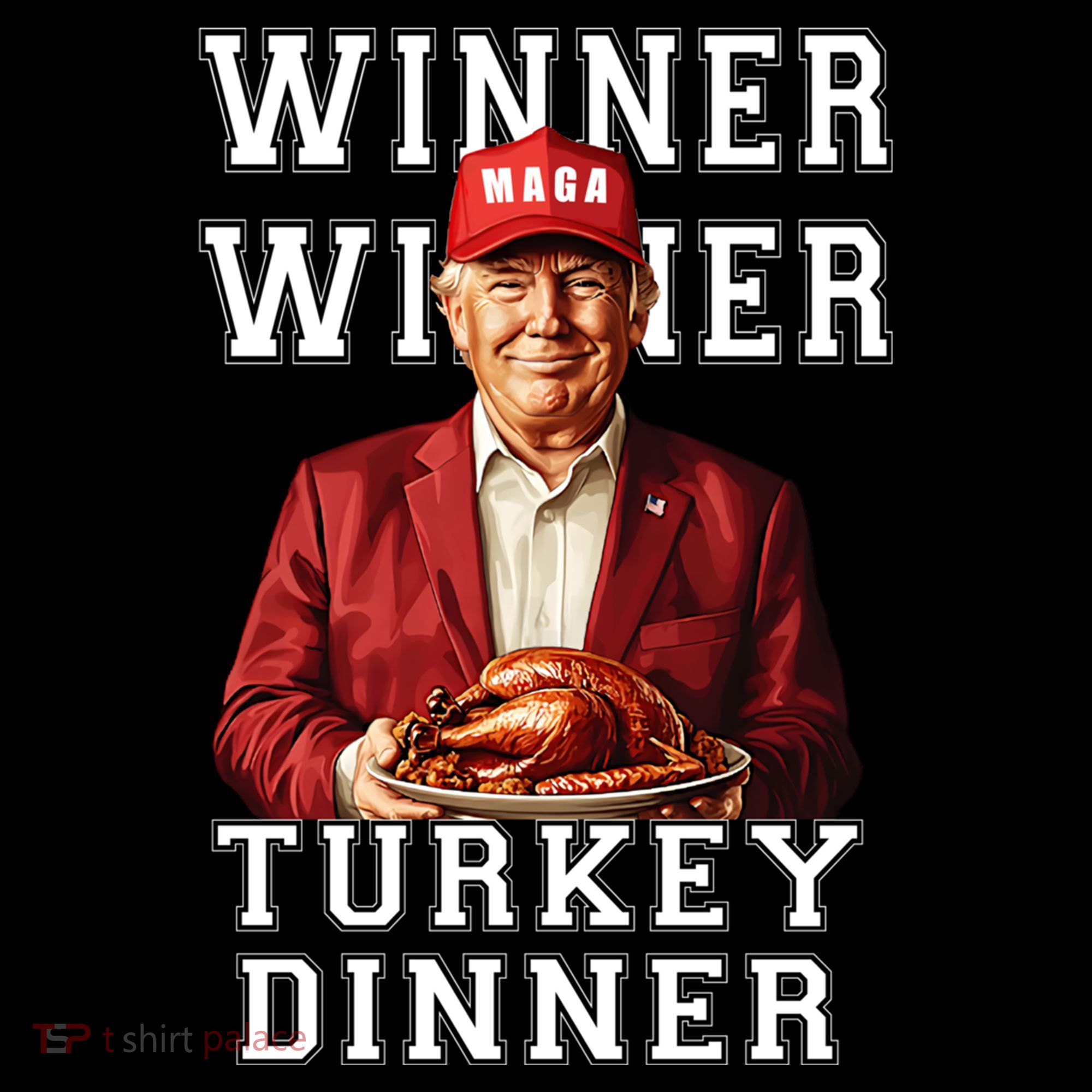 Funny Trump Winner Winner Turkey Dinner Thanksgiving Gift Coffee Mug