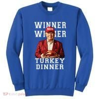 Funny Trump Winner Winner Turkey Dinner Thanksgiving Gift Sweatshirt thumb 0