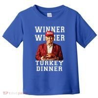 Funny Trump Winner Winner Turkey Dinner Thanksgiving Gift Toddler T-Shirt thumb 0