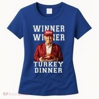 Funny Trump Winner Winner Turkey Dinner Thanksgiving Gift Women's T-Shirt thumb 0