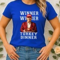 Funny Trump Winner Winner Turkey Dinner Thanksgiving Gift Women's T-Shirt thumb 2