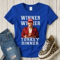 Funny Trump Winner Winner Turkey Dinner Thanksgiving Gift Women's T-Shirt thumb 3