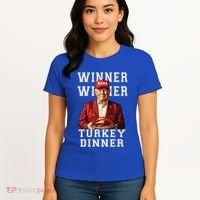 Funny Trump Winner Winner Turkey Dinner Thanksgiving Gift Women's T-Shirt thumb 4