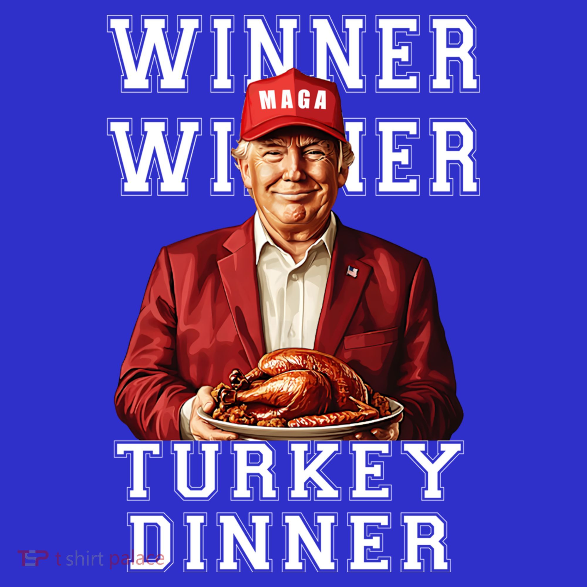 Funny Trump Winner Winner Turkey Dinner Thanksgiving Gift Kids Sweatshirt