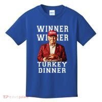 Funny Trump Winner Winner Turkey Dinner Thanksgiving Gift Kids T-Shirt thumb 0