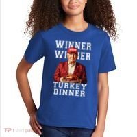 Funny Trump Winner Winner Turkey Dinner Thanksgiving Gift Kids T-Shirt thumb 2