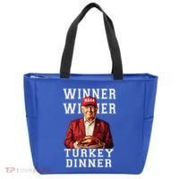 Funny Trump Winner Winner Turkey Dinner Thanksgiving Gift Tote Bag thumb 0