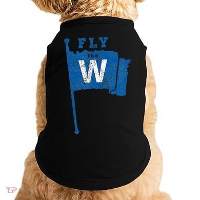 Fly The W Chicago Baseball Winning Flag Doggie Tank