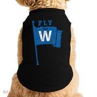 Fly The W Chicago Baseball Winning Flag Doggie Tank thumb 0