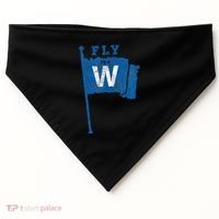 Fly The W Chicago Baseball Winning Flag USA-Made Doggie Bandana thumb 0