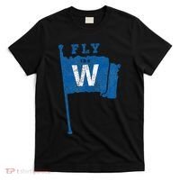 Fly The W Chicago Baseball Winning Flag T-Shirt thumb 0