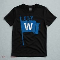 Fly The W Chicago Baseball Winning Flag T-Shirt thumb 5
