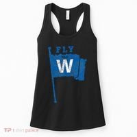 Fly The W Chicago Baseball Winning Flag Women's Tank Top thumb 0