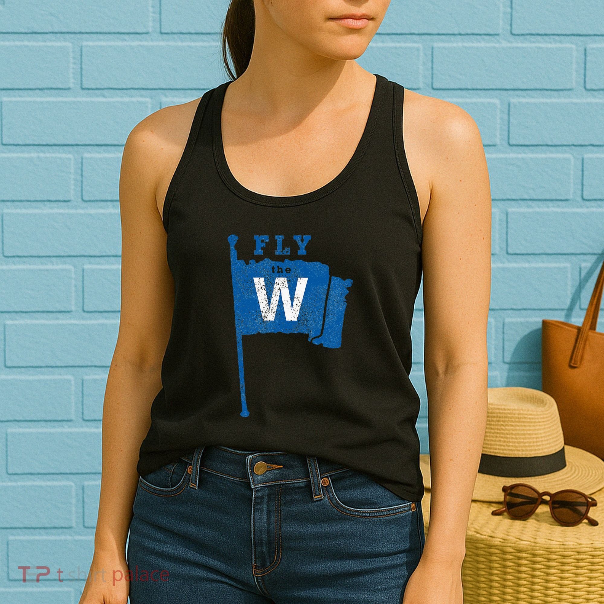 Fly The W Chicago Baseball Winning Flag Women's Tank Top