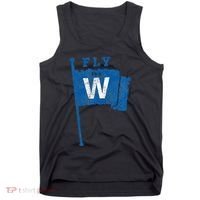 Fly The W Chicago Baseball Winning Flag Tank Top thumb 0