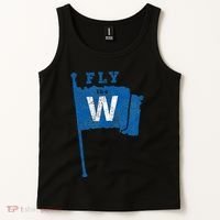 Fly The W Chicago Baseball Winning Flag Tank Top thumb 2