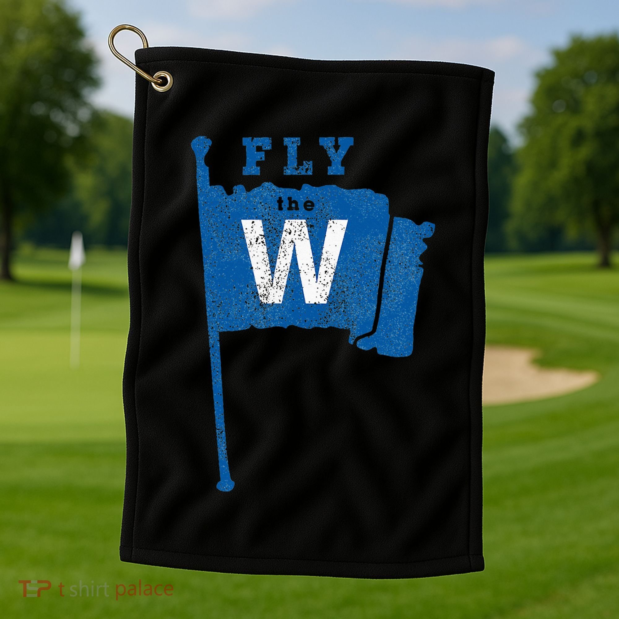 Fly The W Chicago Baseball Winning Flag Golf Towel