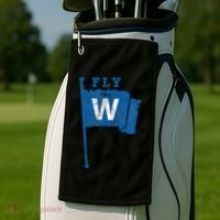Fly The W Chicago Baseball Winning Flag Golf Towel thumb 2