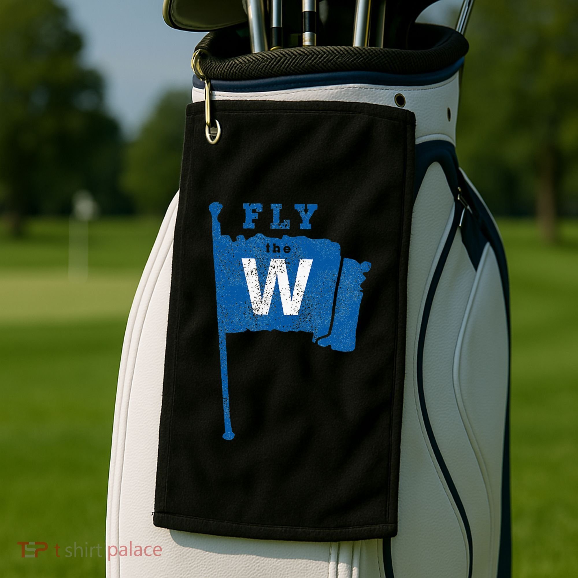 Fly The W Chicago Baseball Winning Flag Golf Towel