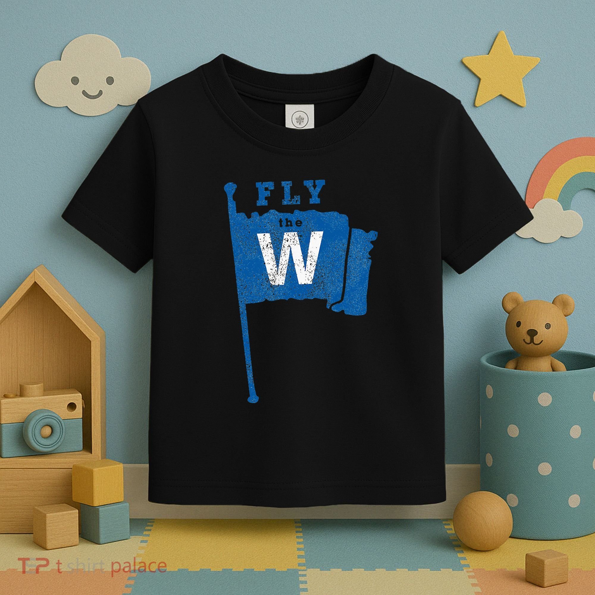 Fly The W Chicago Baseball Winning Flag Toddler T-Shirt