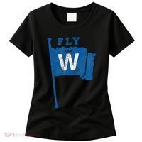 Fly The W Chicago Baseball Winning Flag Women's T-Shirt thumb 0