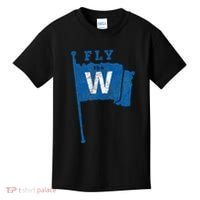Fly The W Chicago Baseball Winning Flag Kids T-Shirt thumb 0
