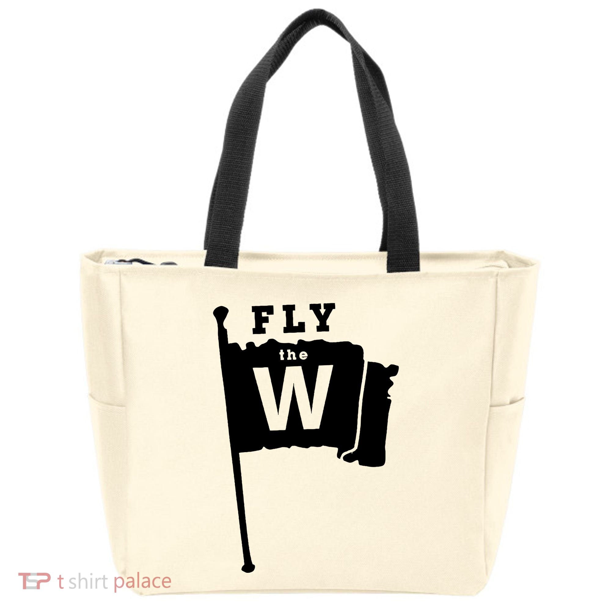 Fly The W Chicago Baseball Winning Flag Tote Bag
