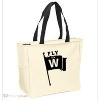 Fly The W Chicago Baseball Winning Flag Tote Bag thumb 2