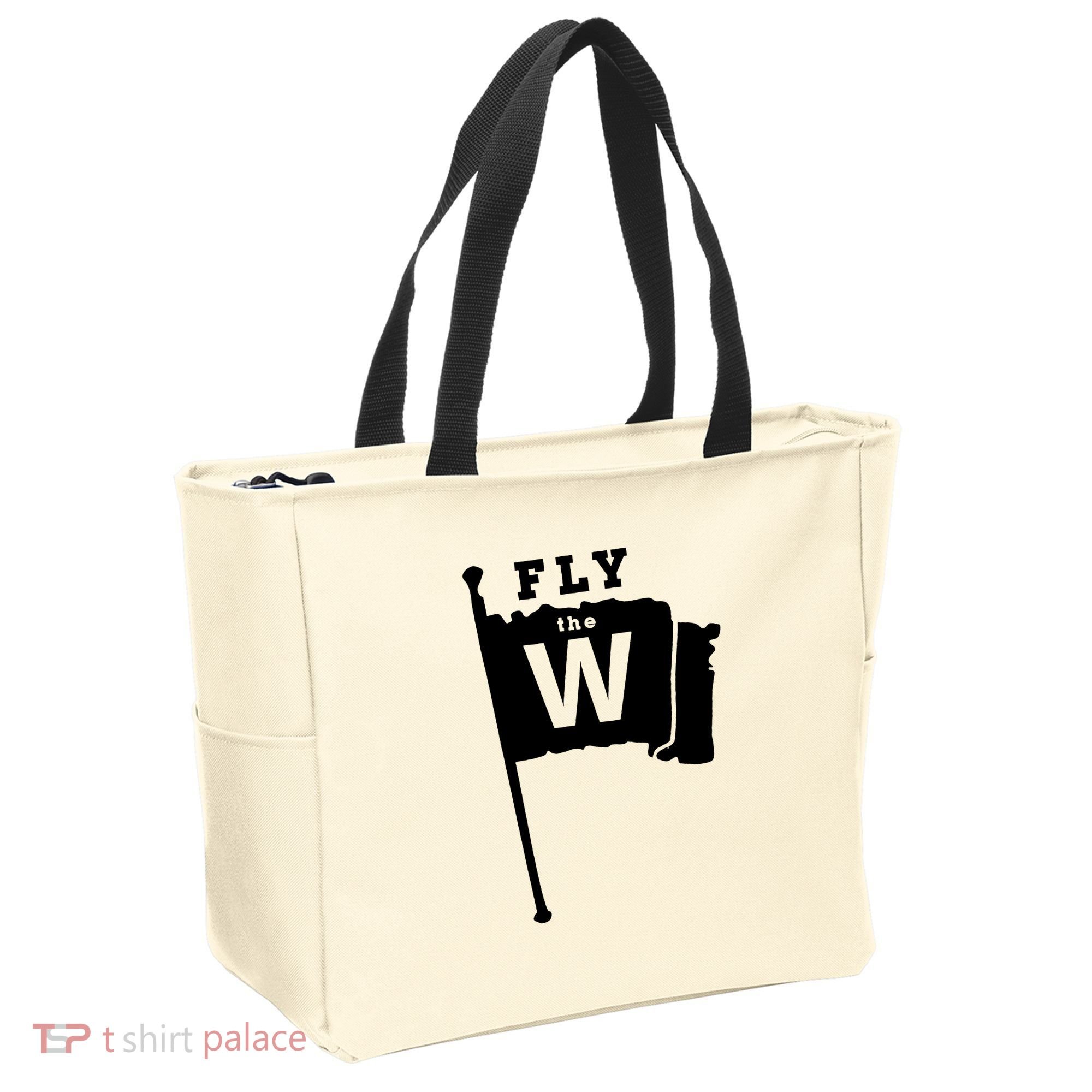 Fly The W Chicago Baseball Winning Flag Tote Bag
