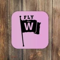 Fly The W Chicago Baseball Winning Flag Coaster thumb 0