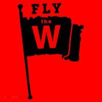 Fly The W Chicago Baseball Winning Flag Santa Hat thumb 1
