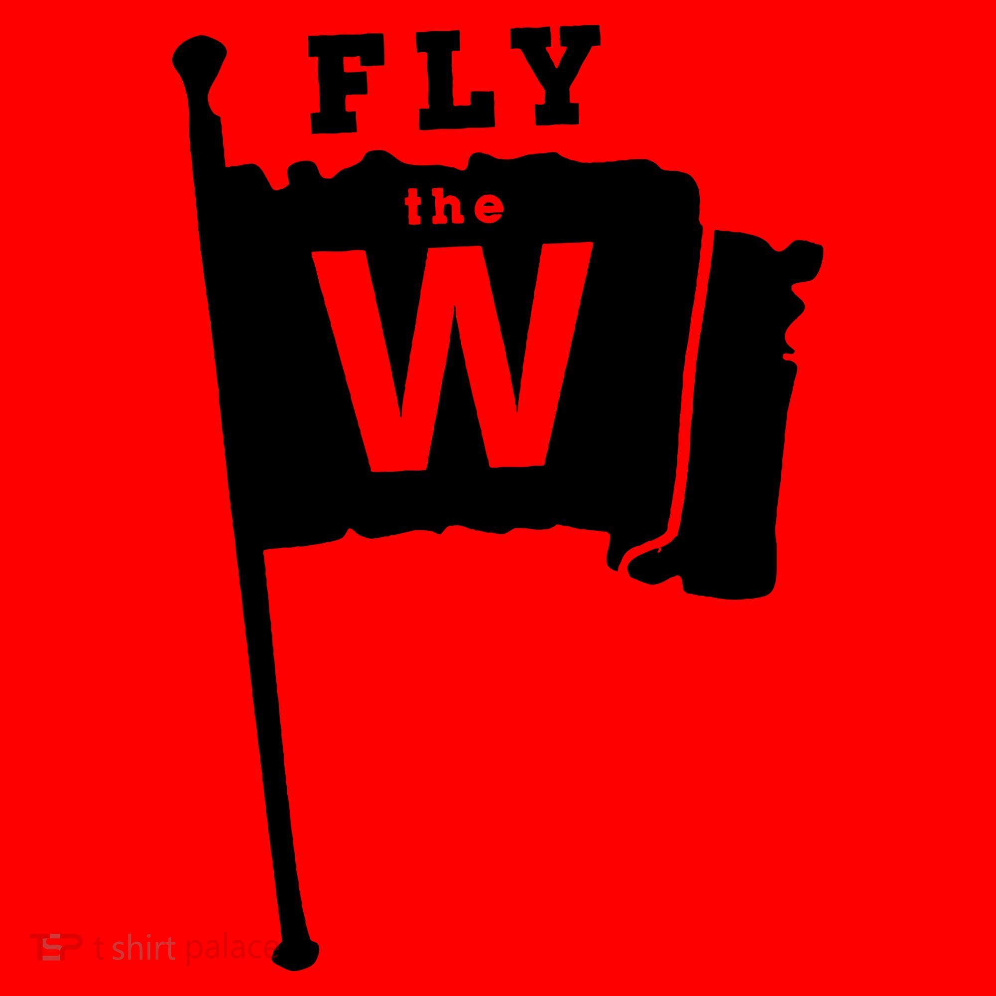 Fly The W Chicago Baseball Winning Flag Santa Hat