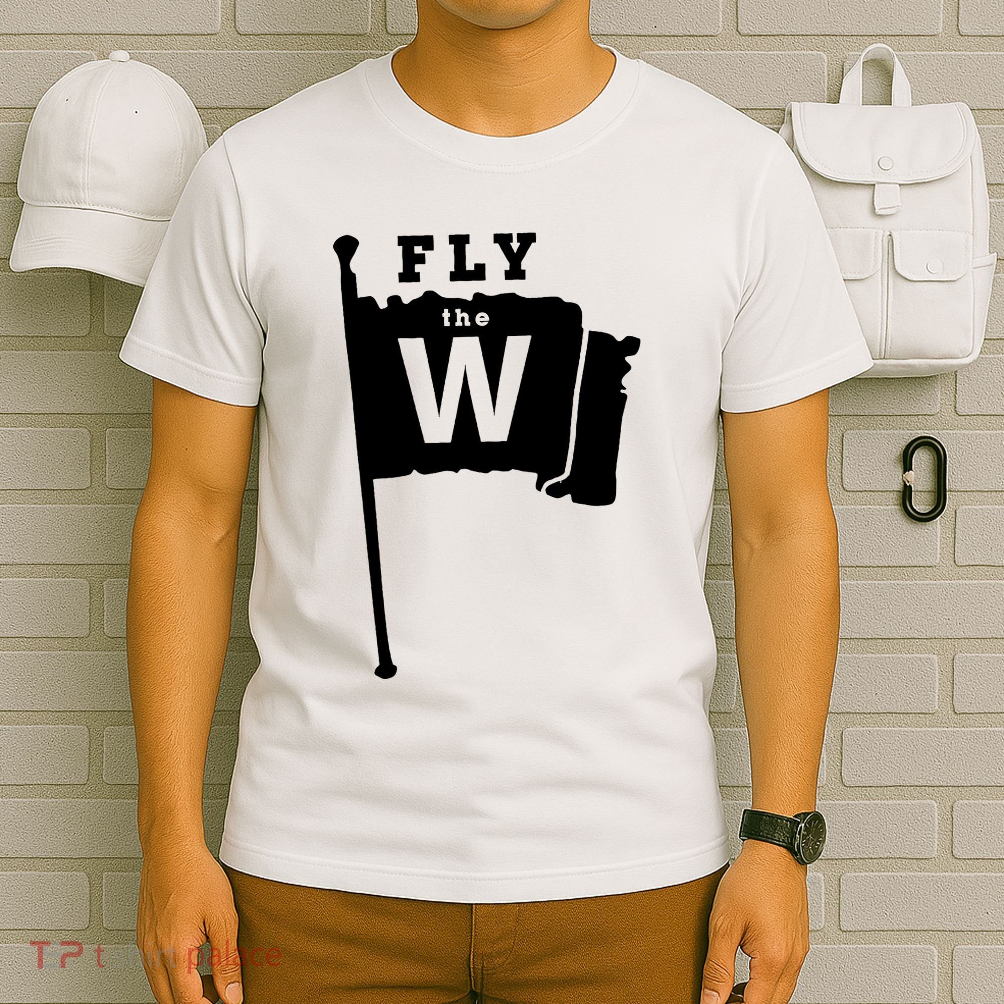 Fly The W Chicago Baseball Winning Flag T-Shirt