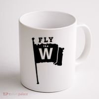 Fly The W Chicago Baseball Winning Flag Coffee Mug thumb 1