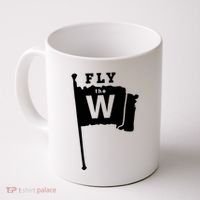Fly The W Chicago Baseball Winning Flag Coffee Mug thumb 0