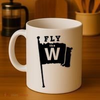 Fly The W Chicago Baseball Winning Flag Coffee Mug thumb 4