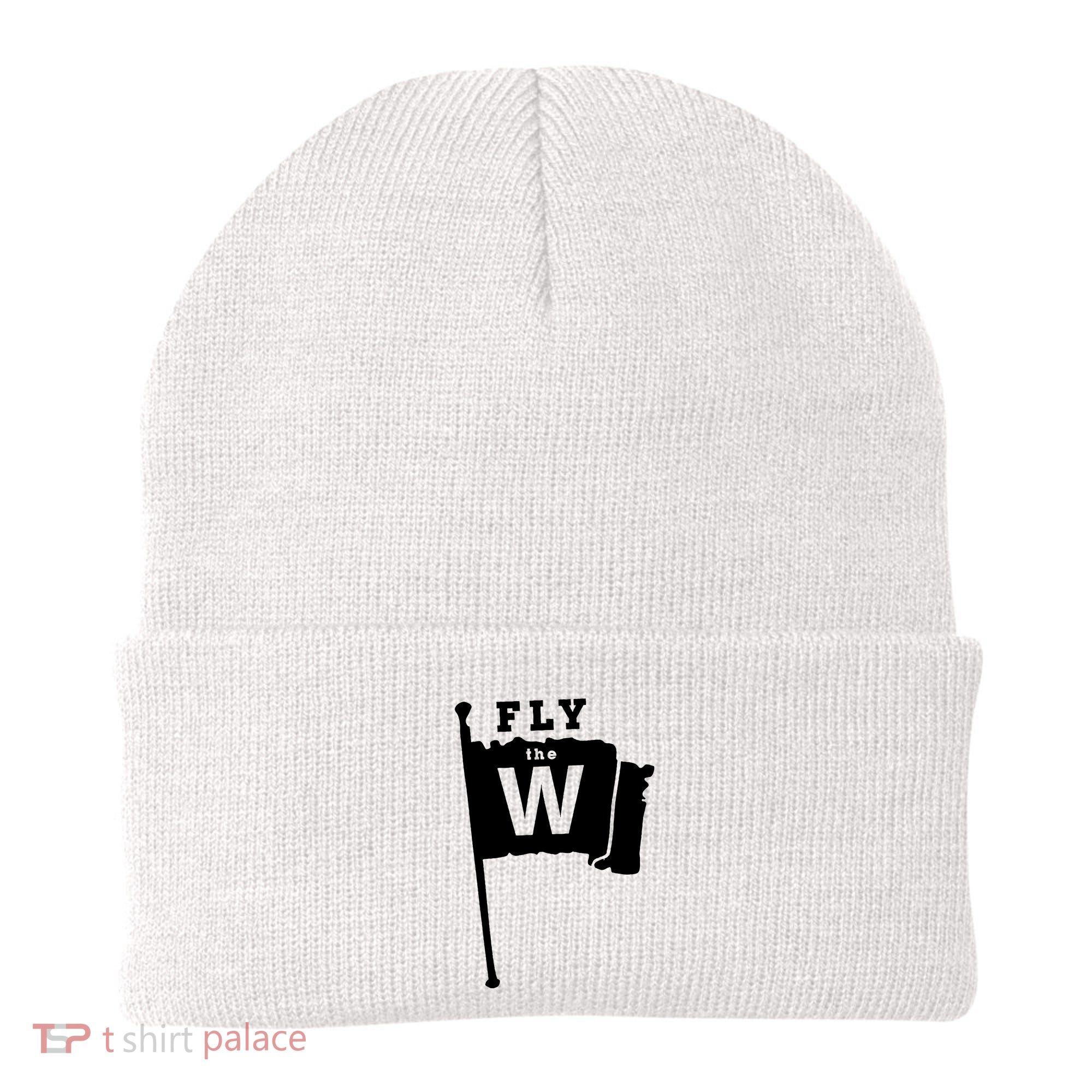 Fly The W Chicago Baseball Winning Flag Beanie