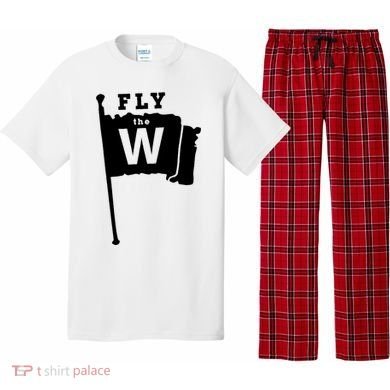 Fly The W Chicago Baseball Winning Flag Pajama Set