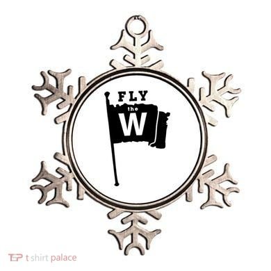Fly The W Chicago Baseball Winning Flag Ornament