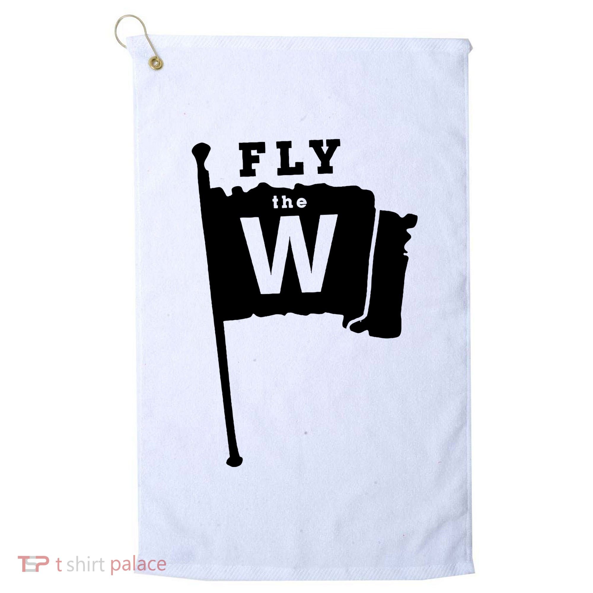 Fly The W Chicago Baseball Winning Flag Golf Towel