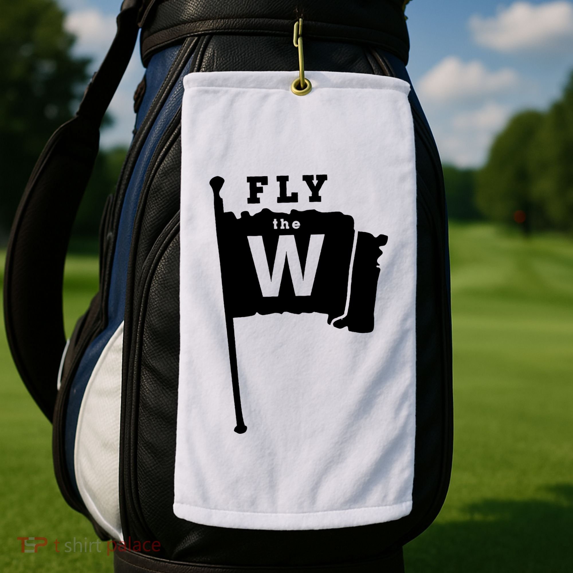 Fly The W Chicago Baseball Winning Flag Golf Towel