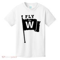 Fly The W Chicago Baseball Winning Flag Kids T-Shirt thumb 0