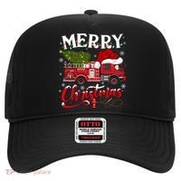 Fire Truck Xmas Tree Fire Firefighter Merry Christmas Gift Hat thumb 0