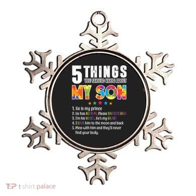 Five Things You Should Know About My Son Autism Ornament