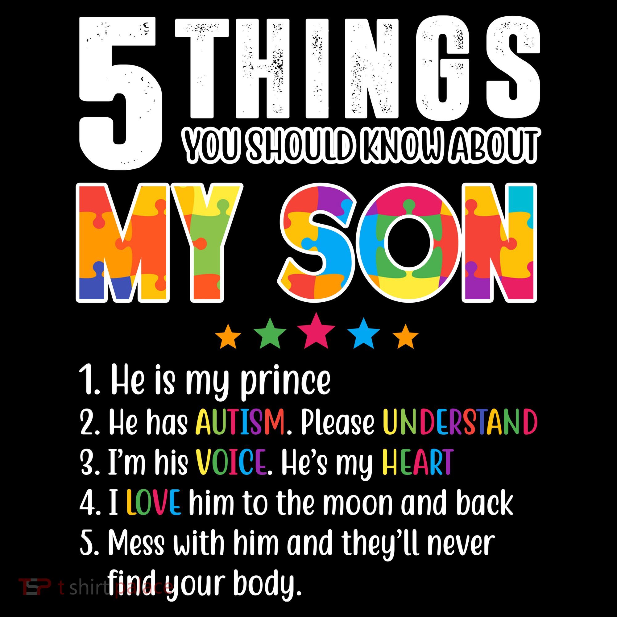 Five Things You Should Know About My Son Autism Ornament