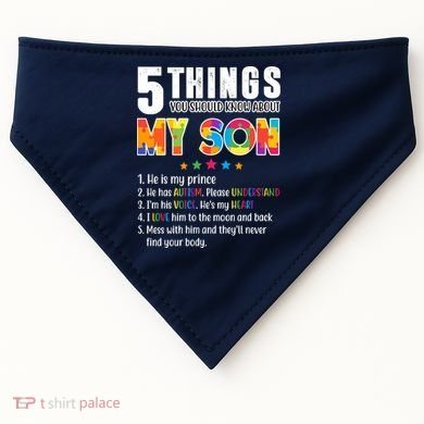 Five Things You Should Know About My Son Autism USA-Made Doggie Bandana