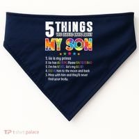Five Things You Should Know About My Son Autism USA-Made Doggie Bandana thumb 0