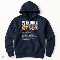 Five Things You Should Know About My Son Autism Hoodie thumb 0