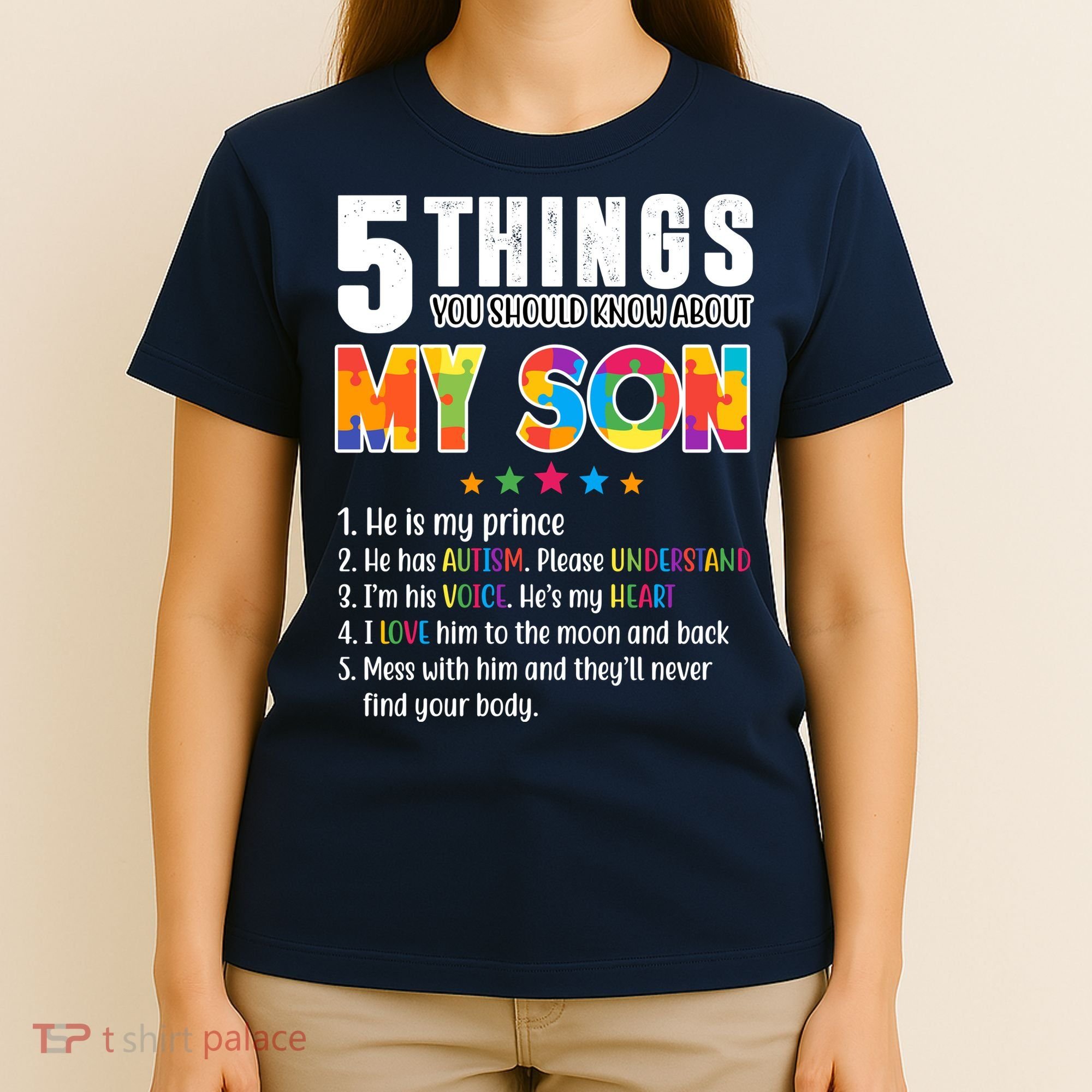 Five Things You Should Know About My Son Autism T-Shirt